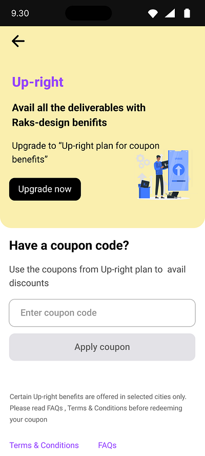 Day 61 of Daily UI challenge on redeem coupon app coupon dailyui design figma redeem ui ux