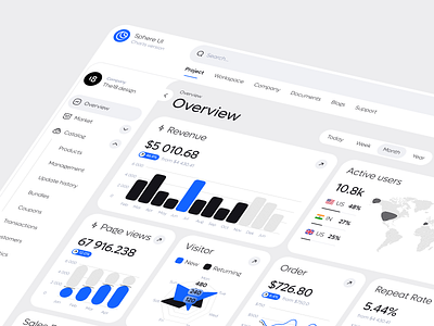 Sphere UI: Charts (UI KIT) card design cards charts charts ui components dashboard design system overview product product design sphere ui sphere uikit the18.design the18design ui ui components ui kit uikit usability ux