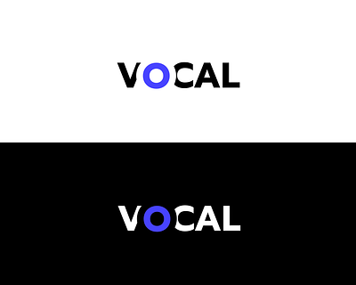 vocal logo typography