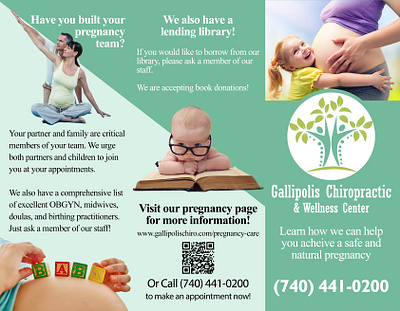 Pregnancy Brochure branding graphic design