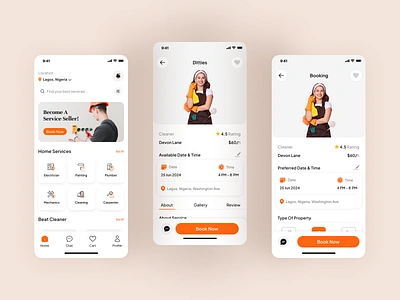 Services Provider Mobile App Design appliance repair clean cleaning app cleaning company cleaning services creative peoples electrical services home service app house cleaning mobile app on demand service plumbing services providers remodeling services service marketplace service provider services solution app ui design ux design