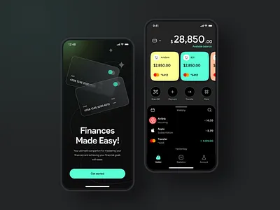 Finance Management Application finance finance app finance design finance management fintech mobile app ui ux