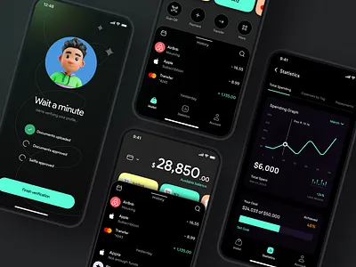 Finance Management Application finance finance app finance design finance management fintech mobile app ui ux