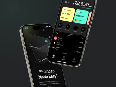 Finance Management Application finance finance app finance design finance management fintech mobile app ui ux