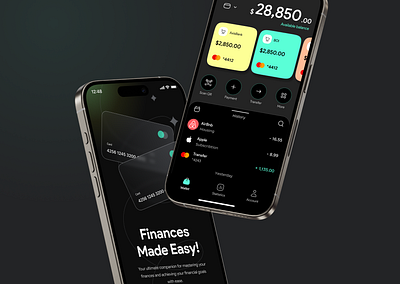 Finance Management Application finance finance app finance design finance management fintech mobile app ui ux