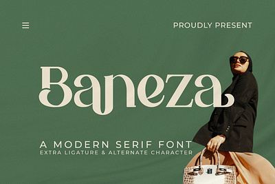 Baneza - A Modern Serif Font style