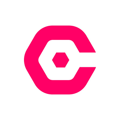 Letter C connect dot 99design c contest design letter c logo monogram supaat winning