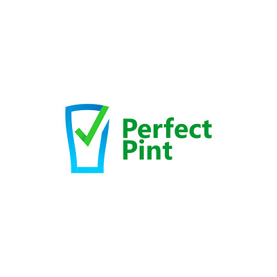 Perfect Pint logo design 99designs contest design logo pint portfolio supaat thick