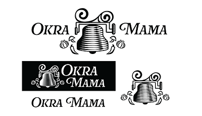 Okra Mama branding food logo packaging restaurant soul food