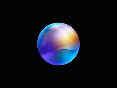 AI sphere visual design ai animation authentic branding c4d cgi glass illustration intellegence language loading motion reflection speaking sphere visual