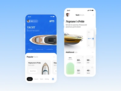 Yacht App Design app app design app ui boat boating cruise mobile mobile app design product design sailboat sailing ui design uxdesign vessel yacht yacht booking yacht service yachting