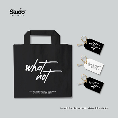 What Not - Clothing Brand Branding, Experience design logo design