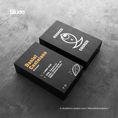 HOOKED COOKED - Seafood Restaurant Branding, Experience Design logo design