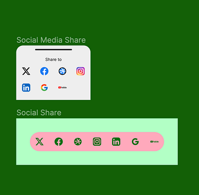 Daily UI 10 Social Media Share creative design daily ui interface design mobile design ui design user experience ux design web design