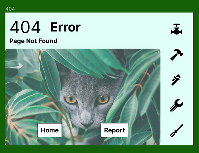 Daily UI 8 404 Error page
