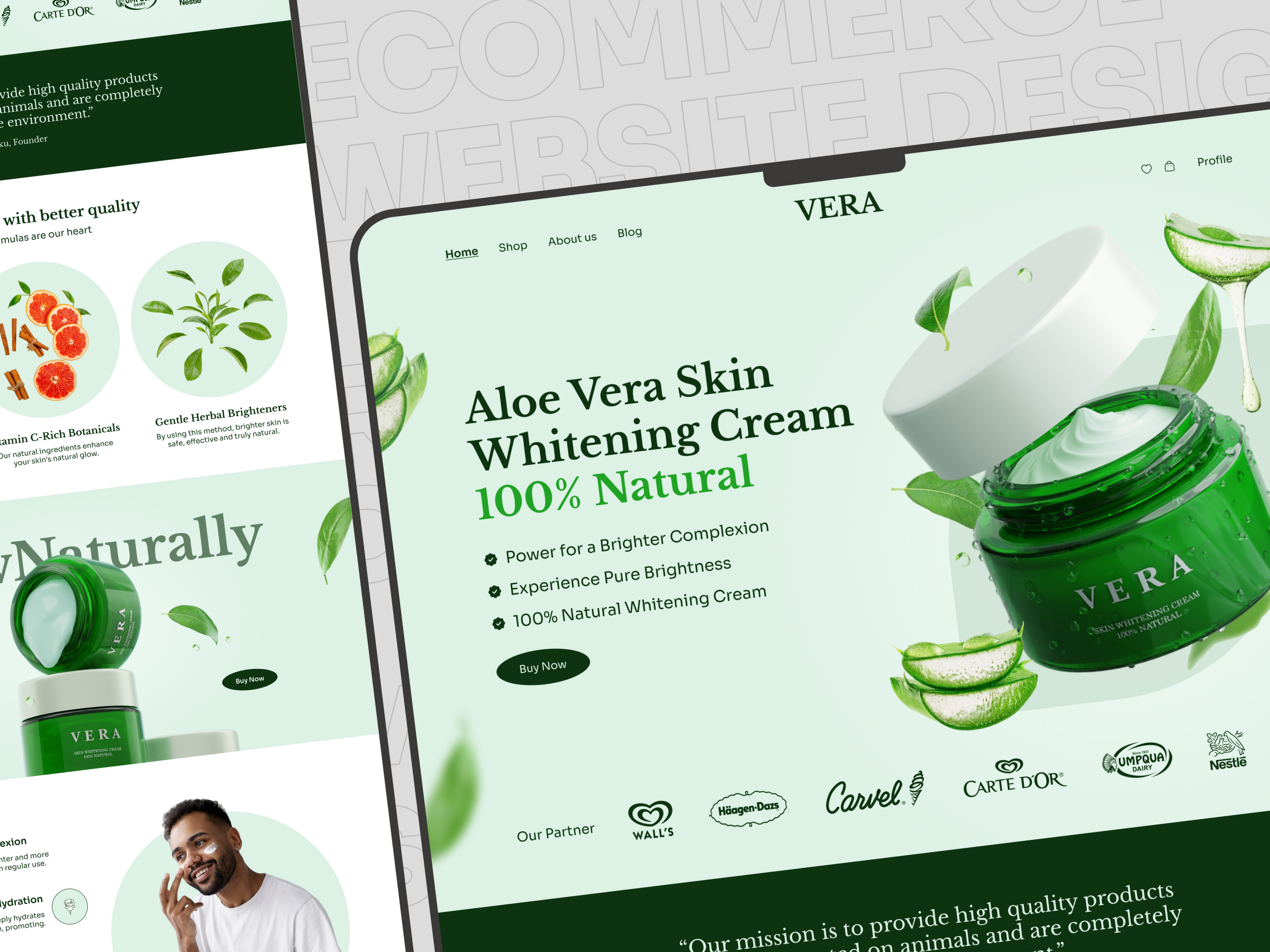 Skincare Website designs themes templates and downloadable