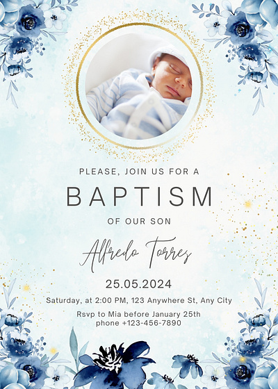 Baptism invitations