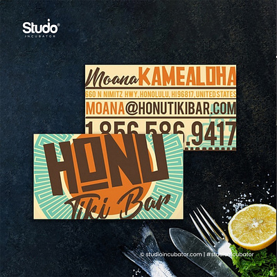 HONU TIKI BAR - Branding, Packaging, Experience Design logo design