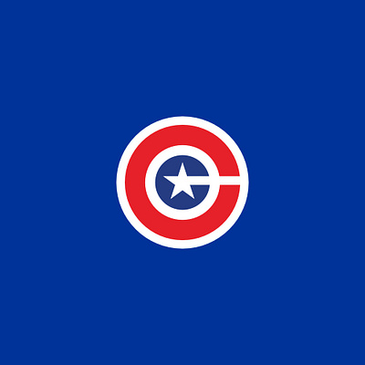 Captain C Star logo icon america c captain cc design icon logo portfolio star supaat usa