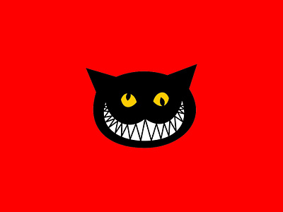 Crazy Cat logo cat crazy design halloween logo portfolio supaat