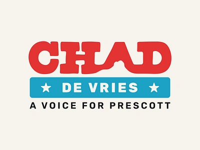 Chad DeVries - Logo Design america american arizona brand design branding campaign friendly logo logo design patriotic political political campaign politician politics prescott republican rustic southwestern vote western