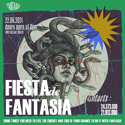 Fiesta de Fantasia design graphic design post post announcement social media post
