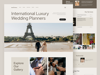 WedStone - Wedding Planner Agency psd to drupal psd to email templates psd to html