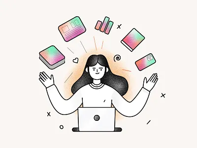 Line art- Procreate illustration 2d 2d illustration abstract branding design graphic design illustration illustrator line art line drawing logo minimal modern ui vector illustration