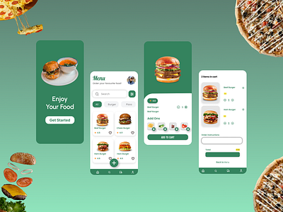 Flavor Fleet foodapp fooddelivery fooddeliveryapp ui uidesigns uikits uiux