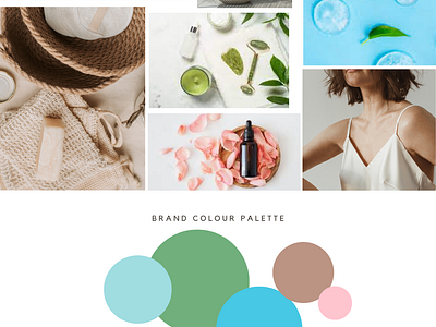 Able Skincare branding moodboard