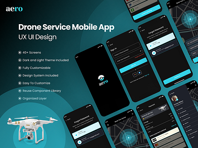 Drone Service Mobile App Design convert figma to html figma to html psd to html psd to wordpress conversion