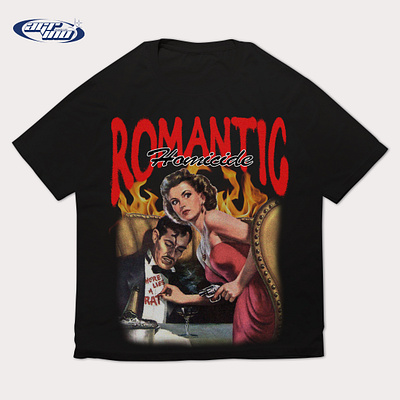 ROMATIC HOMICIDE T-Shirt Design branding design graphic design tshirt tshirtdesign