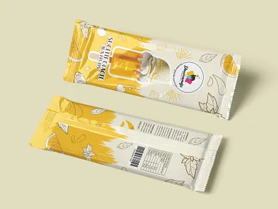 Ice Cream Packaging Design branding design dessert food gelato ice cream ice cream packaging label design packaging design popsicle yummy