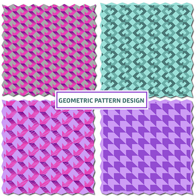 "Flat Geometric Pattern Design" abstract wallpaper