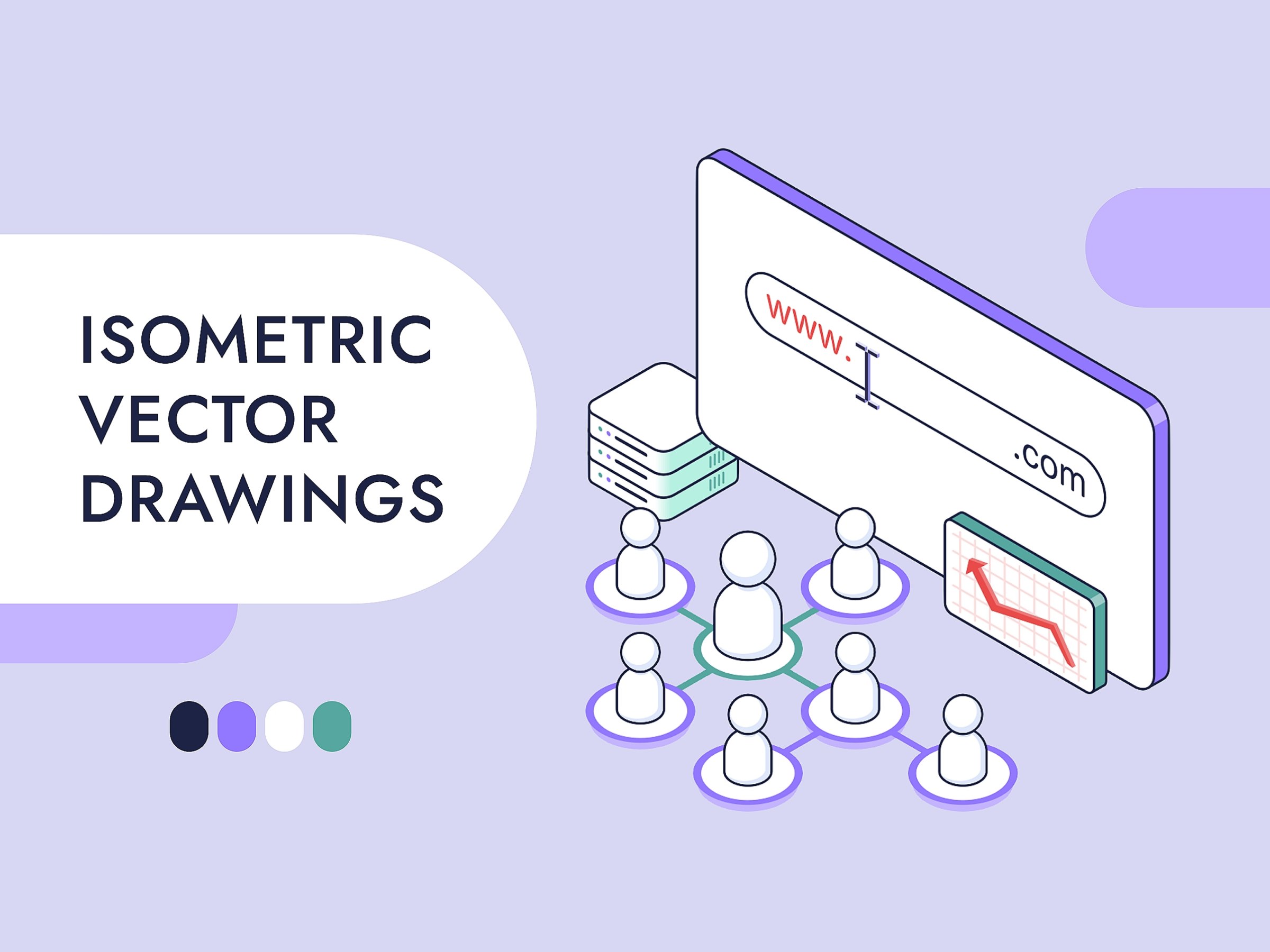 Isometric Illustrations to visualize your business ideas business color theory concept art illustration isometric minimal illustrations