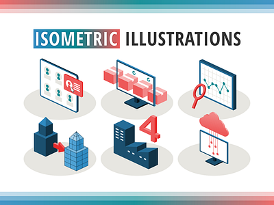 Illustrations to visualize your business ideas business color theory concept art illustration isometric minimal illustrations