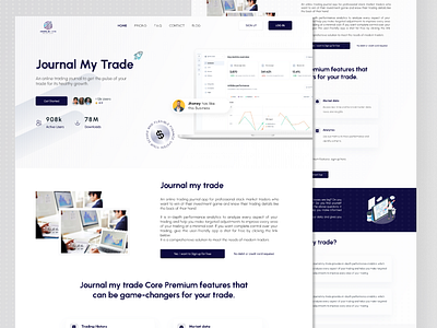 Tranding Landing page bitcoin blockchin crypto figma home page journal landing page market data mordern design peoduct design redesign thereum ui uiux user interface ux web design website design