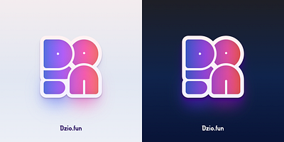 DzioFun 公众号设计 branding graphic design logo