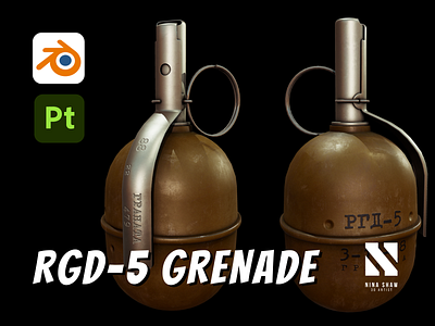RGD5 Grenade 3d