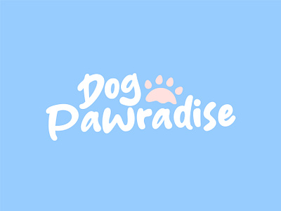 Logo Design For Dog Pawradise brand branding dog dog logo icon letter logo lettermark logo monogram logo pet pet logo wordmark