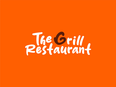 Logo Design For The Grill restaurant brand branding fire logo food food logo grill grill logo icon letter logo lettermark logo rastaurant restaurant logo wordmark