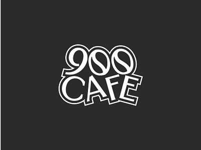 Logo Design For 900 Cafe brand cafe cafe logo coffee coffee logo icon lettermark logo logos mark simple logo typo typography wordmark