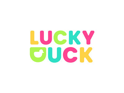 logo design for lucky duck restaurant corlorfull logo duck duck logo fun fun logo game logo kids logo letter logo lettermark logo typo logo wordmark