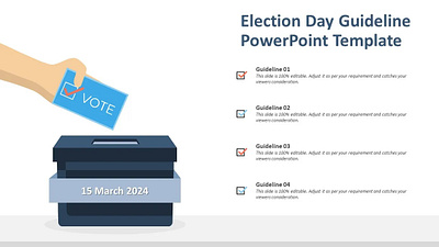 Election Day Guideline PowerPoint Template creative powerpoint templates powerpoint design powerpoint presentation powerpoint presentation slides powerpoint templates ppt design presentation design presentation template
