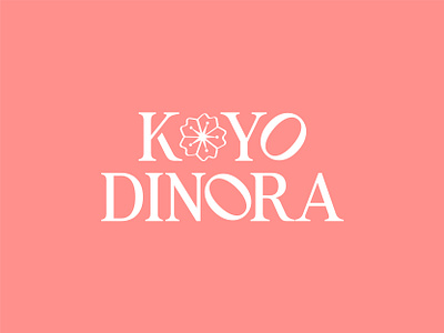 Logo design for koyodinora beuty logo brand company logo cosmetic logo flower flower logo japan japan logo lettermark logo mark sakura sakura logo skincare logo wordmark