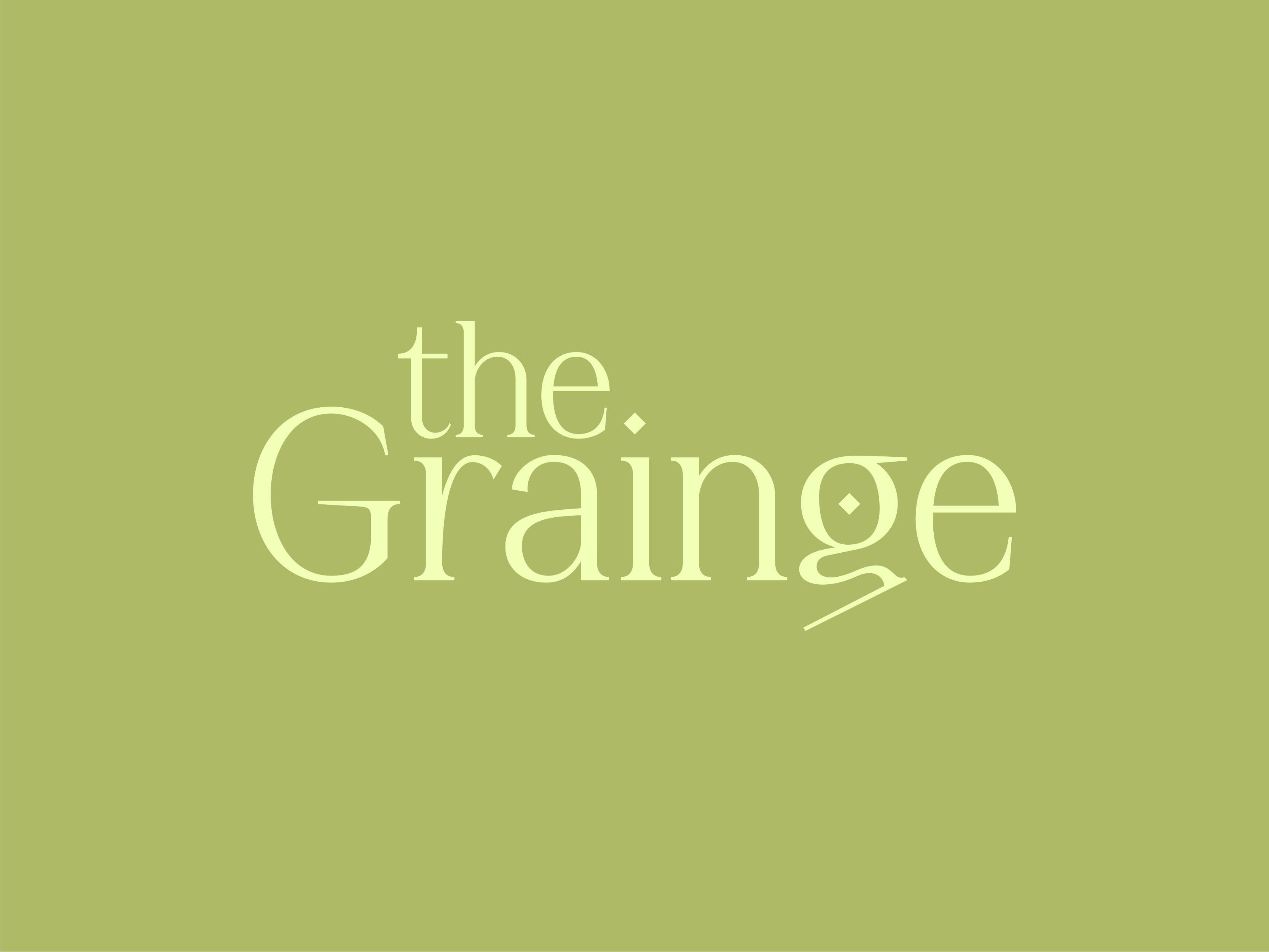 Logo design for teh grainge salad beuty logo brand cosmetic logo girly logo letter logo lettermark logo mark modern logo nature logo salad logo skincare logo text logo word logo wordmark