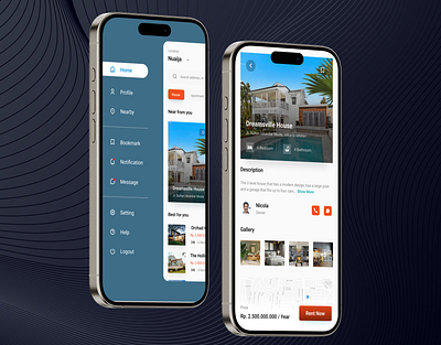 Real Estate - Mobile App appdesign figmadesign mobiledesign ui uxdesign