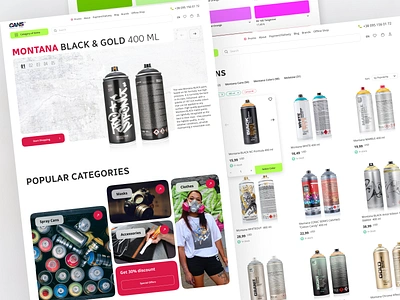 Ecommerce Marketplace Redesign blog blog page cans checkout colors ecommerce graffiti item page online online shopping online store payment product page store text page ui ux