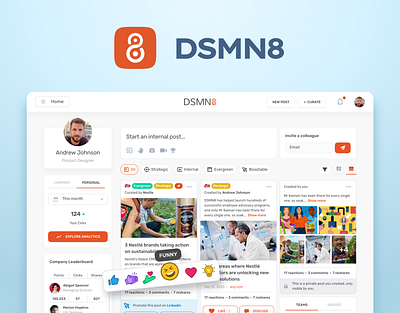 DSMN8 b2b design system system ui user experience user interface ux web app