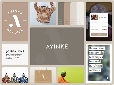 AYINKÉ – Clothing Brand Visual Identity branding logo typography